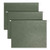 Hanging Folders, Letter Size, 1/5-cut Tabs, Standard Green, 25/box