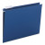 Colored Hanging File Folders With 1/5 Cut Tabs, Letter Size, 1/5-cut Tabs, Navy, 25/box