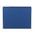 Colored Hanging File Folders With 1/5 Cut Tabs, Letter Size, 1/5-cut Tabs, Navy, 25/box