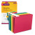 Colored Hanging File Folders With 1/5 Cut Tabs, Letter Size, 1/5-cut Tabs, Assorted Bright Colors, 25/box