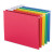 Colored Hanging File Folders With 1/5 Cut Tabs, Letter Size, 1/5-cut Tabs, Assorted Bright Colors, 25/box