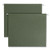 Box Bottom Hanging File Folders, 2" Capacity, Letter Size, Standard Green, 25/box