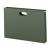 Hanging Pockets With Full-height Gusset, 1 Section, 1.75" Capacity, Legal Size, Standard Green, 25/box