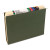 Box Bottom Hanging File Folders, 3" Capacity, Legal Size, Standard Green, 25/box