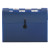 Step Index Organizer, 12 Sections, Cord/hook Closure, 1/6-cut Tabs, Letter Size, Navy