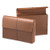 Classic Expanding Wallets, 3.5" Expansion, 1 Section, Elastic Cord Closure, Legal Size, Redrope