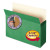 Colored File Pockets, 5.25" Expansion, Letter Size, Green