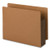 Redrope Drop-front End Tab File Pockets, Fully Lined 6.5" High Gussets, 3.5" Expansion, Letter Size, Redrope/brown, 10/box