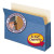 Colored File Pockets, 3.5" Expansion, Legal Size, Blue