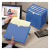 Colored File Jackets With Reinforced Double-ply Tab, Straight Tab, Letter Size, Blue, 50/box