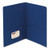 Two-pocket Folder, Textured Paper, 100-sheet Capacity, 11 X 8.5, Dark Blue, 25/box