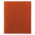 Two-pocket Folder, Textured Paper, 100-sheet Capacity, 11 X 8.5, Orange, 25/box