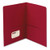 Two-pocket Folder, Textured Paper, 100-sheet Capacity, 11 X 8.5, Red, 25/box