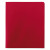 Two-pocket Folder, Textured Paper, 100-sheet Capacity, 11 X 8.5, Red, 25/box