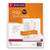 Organized Up Poly Slash Jackets, 2-sections, Letter Size, Clear, 5/pack