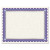 Parchment Certificates, Academic, 8.5 X 11, Ivory With Blue/silver Foil Border, 15/pack