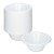 Plastic Dinnerware, Bowls, 12 Oz, White, 125/pack