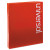 Four-section Pressboard Classification Folders, 2" Expansion, 1 Divider, 4 Fasteners, Letter Size, Red Exterior, 10/box