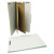 Six-section Pressboard Classification Folders, 2" Expansion, 2 Dividers, 6 Fasteners, Legal Size, Gray Exterior, 10/box