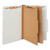 Six-section Pressboard Classification Folders, 2" Expansion, 2 Dividers, 6 Fasteners, Legal Size, Gray Exterior, 10/box