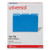 Deluxe Colored Top Tab File Folders, 1/3-cut Tabs: Assorted, Letter Size, Blue/light Blue, 100/box