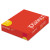 Deluxe Reinforced Top Tab Fastener Folders, 0.75" Expansion, 2 Fasteners, Letter Size, Red Exterior, 50/box