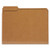 Reinforced Kraft Top Tab File Folders, 1/3-cut Tabs: Assorted, Letter Size, 0.75" Expansion, Brown, 100/box