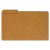 Reinforced Kraft Top Tab File Folders, 1/3-cut Tabs: Assorted, Legal Size, 0.75" Expansion, Brown, 100/box