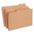 Reinforced Kraft Top Tab File Folders, 1/3-cut Tabs: Assorted, Legal Size, 0.75" Expansion, Brown, 100/box