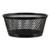 Jumbo Mesh Storage Dish, 4.38" Diameter X 2"h, Black