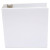 Economy Round Ring View Binder, 3 Rings, 3" Capacity, 11 X 8.5, White - UNV20992