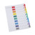 Deluxe Table Of Contents Dividers For Printers, 10-tab, 1 To 10; Table Of Contents, 11 X 8.5, White, 6 Sets