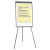 Dry Erase Board With Tripod Easel, 29 X 41, White Surface, Black Frame