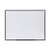 Design Series Deluxe Dry Erase Board, 48 X 36, White Surface, Black Anodized Aluminum Frame