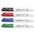 Pen Style Dry Erase Marker, Fine Bullet Tip, Assorted Colors, 4/set