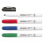 Pen Style Dry Erase Marker, Fine Bullet Tip, Assorted Colors, 4/set