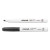 Pen Style Dry Erase Marker, Fine Bullet Tip, Black, Dozen