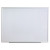 Deluxe Melamine Dry Erase Board, 48 X 36, Melamine White Surface, Silver Aluminum Frame