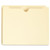 Deluxe Manila File Jackets With Reinforced Tabs, Straight Tab, Letter Size, Manila, 50/box - UNV73700