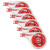 Side-application Correction Tape, Transparent Red Applicator, 0.2" X 393", 6/pack