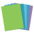 Color Paper - "cool" Assortment, 24 Lb Bond Weight, 8.5 X 11, Assorted Cool Colors, 500/ream