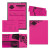 Color Paper, 24 Lb Bond Weight, 8.5 X 11, Fireball Fuchsia, 500/ream