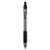 Z-grip Ballpoint Pen, Retractable, Medium 1 Mm, Black Ink, Clear/black Barrel, 24/pack