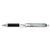 Z-grip Flight Ballpoint Pen, Retractable, Bold 1.2 Mm, Black Ink, Black/gray/white Barrel, 12/pack