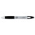 Z-grip Max Ballpoint Pen, Retractable, Medium 1 Mm, Black Ink, Silver/black Barrel, 12/pack