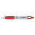 Z-grip Max Ballpoint Pen, Retractable, Medium 1 Mm, Red Ink, Silver/red Barrel, 12/pack