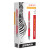 Sarasa Dry Gel X20 Gel Pen, Retractable, Medium 0.7 Mm, Red Ink, Clear/red Barrel, 12/pack
