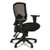 Alera Etros Series Mid-back Multifunction With Seat Slide Chair, Supports Up To 275 Lb, 17.83" To 21.45" Seat Height, Black