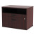 Alera Open Office Desk Series Low File Cabinet Credenza, 2-drawer: Pencil/file,legal/letter,1 Shelf,mahogany,29.5x19.13x22.88