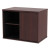 Alera Open Office Desk Series Low Storage Cabinet Credenza, Woodgrain Laminate, 29.5" X 19.13" X 22.78", Mahogany